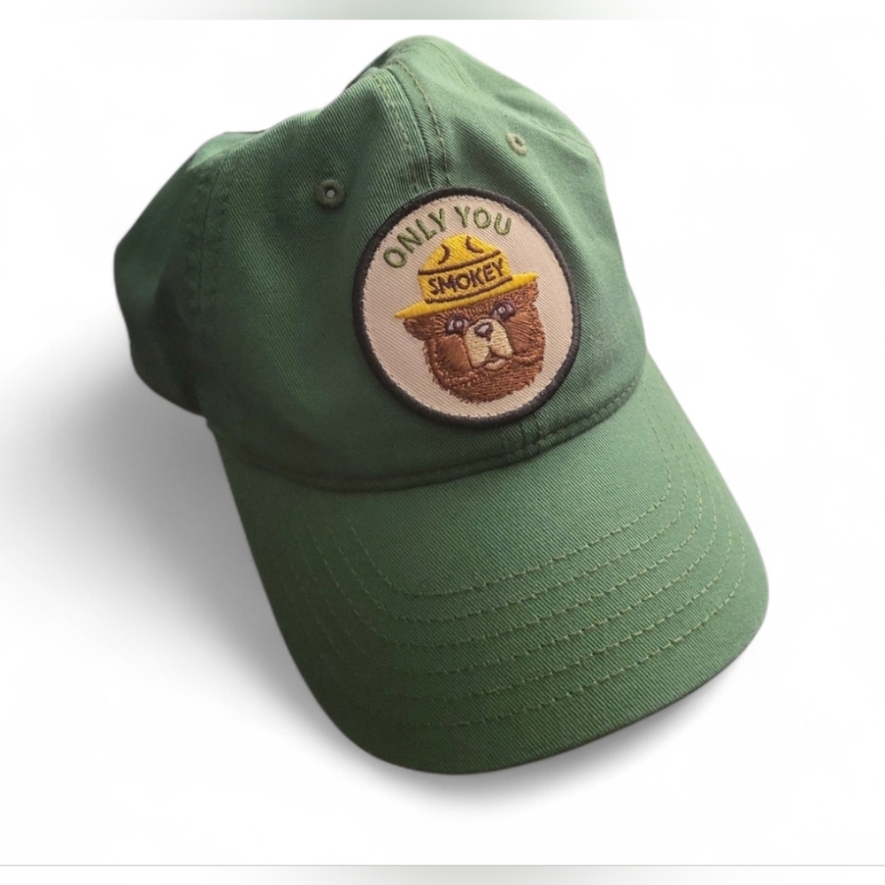 Smokey Bear Only You Green Hat - Picture 2 of 7